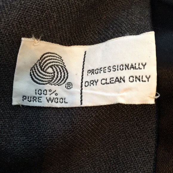 Lazarus of Virgina VINTAGE GRAY WOOL button UP LONG SWING COAT - Picture 11 of 13